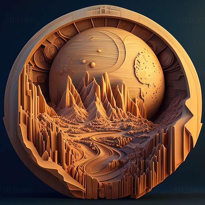 3D модель Игра Крепость планеты (STL)
